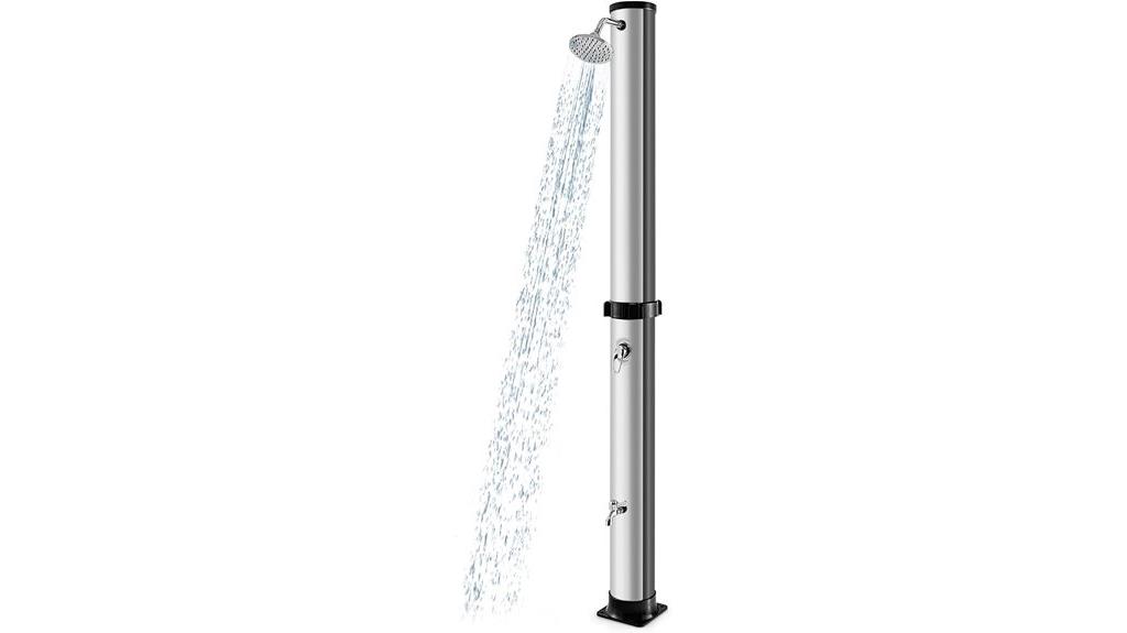 10 gallon solar shower
