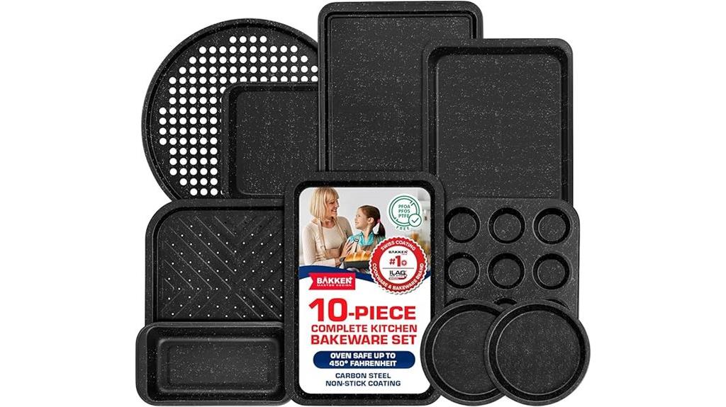 10 piece baking pan set