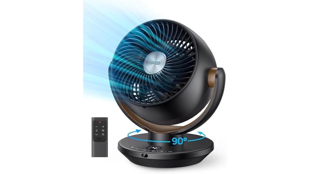 11 inch remote oscillating fan