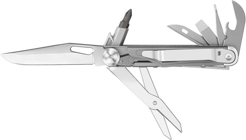 12 in 1 titanium camping tool