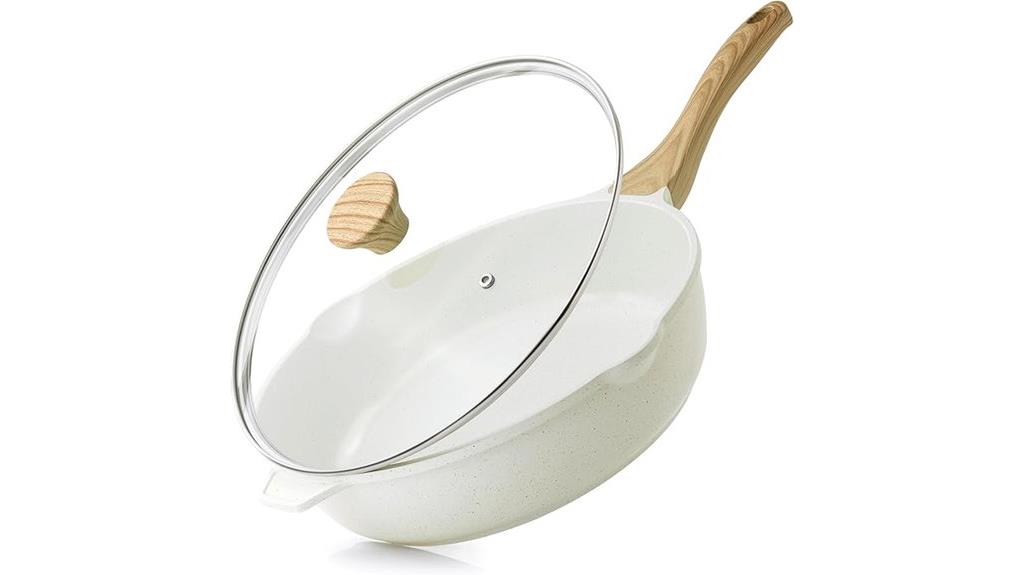 12 inch ceramic saute pan