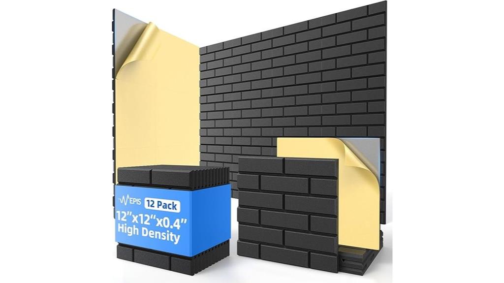 12 pack acoustic foam