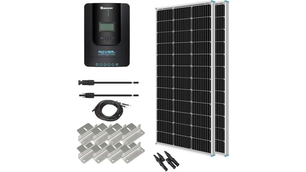 200w 12v solar kit