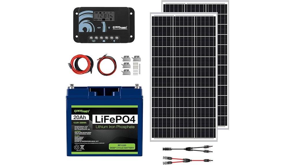 200w 12v solar kit