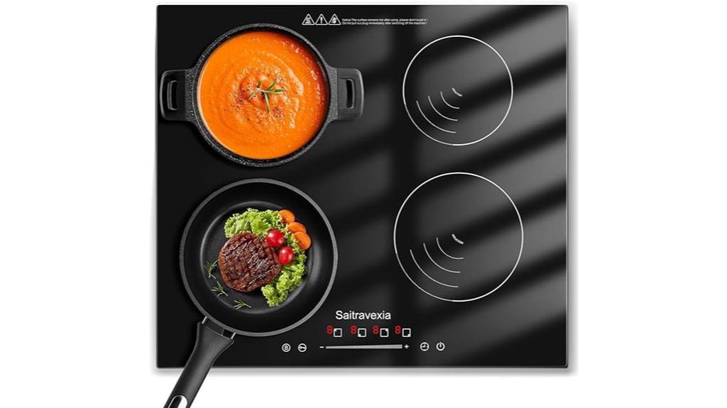 24 inch 4 burner induction