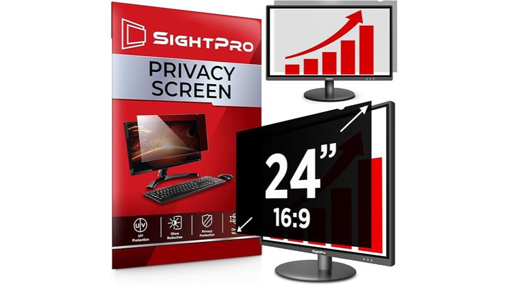 24 inch monitor privacy filter