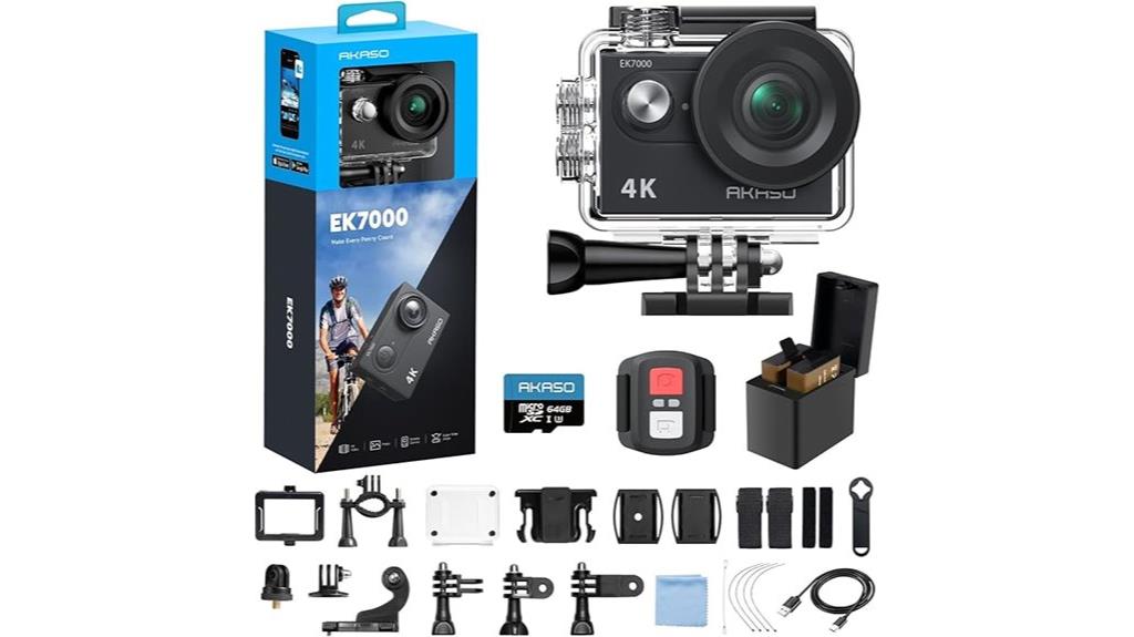 4k action camera bundle
