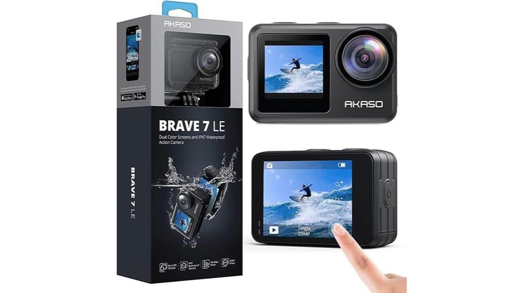 4k touch screen action camera