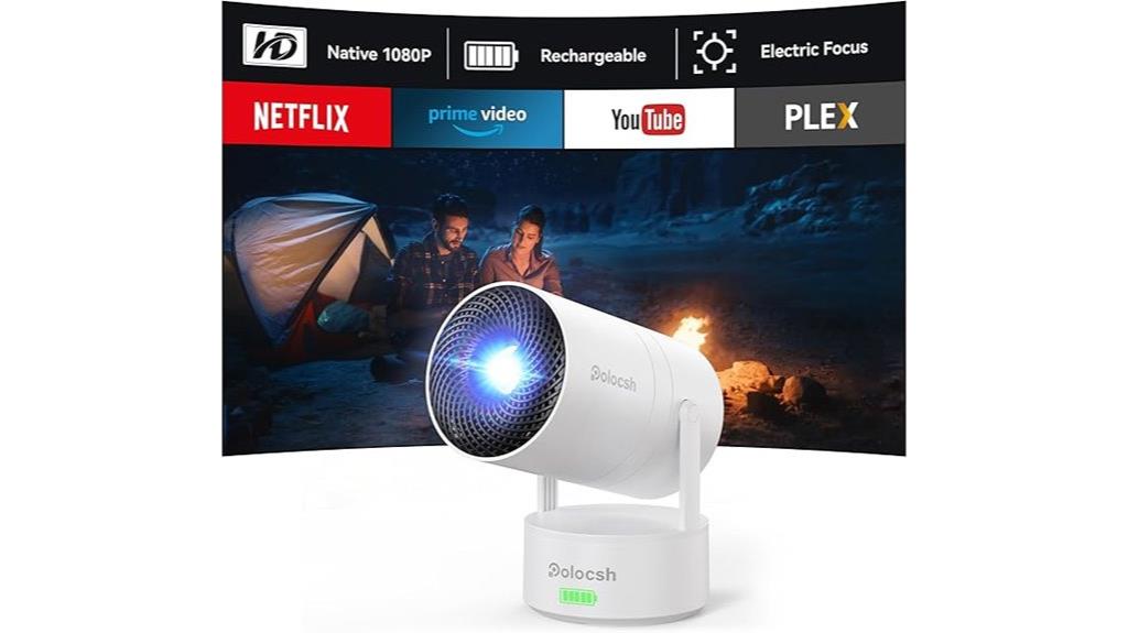 4k wireless portable projector