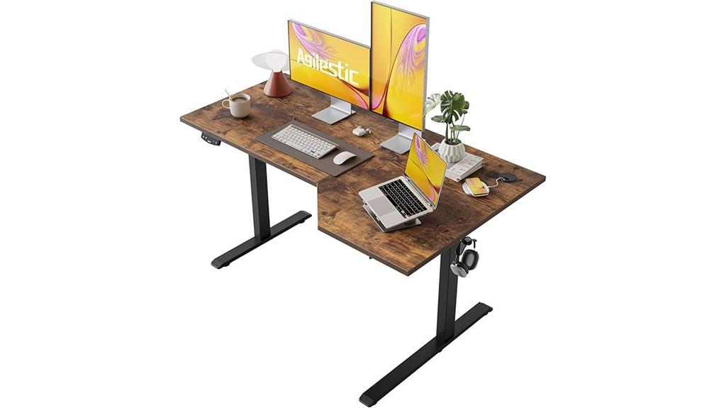 55 inch l shaped desk