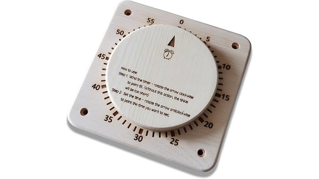 55 minute mechanical sauna timer