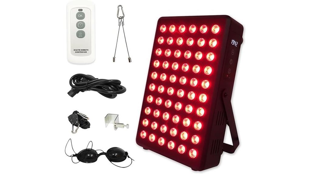 60 led red light