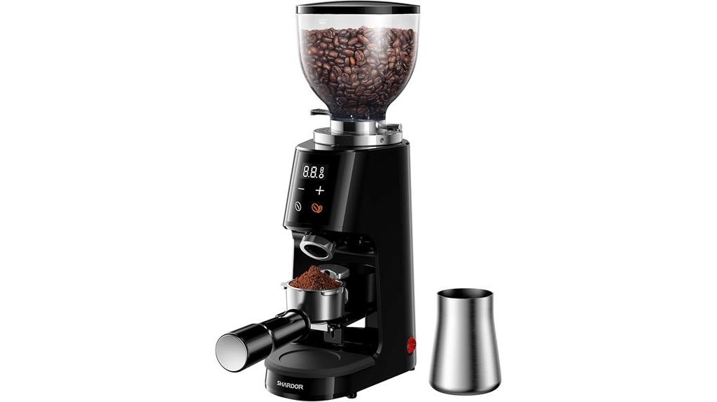 64mm burr grinder with timer