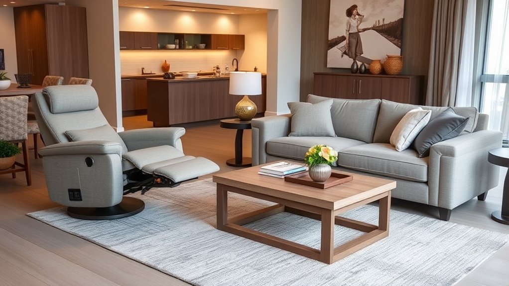 accessible and comfortable living room furniture