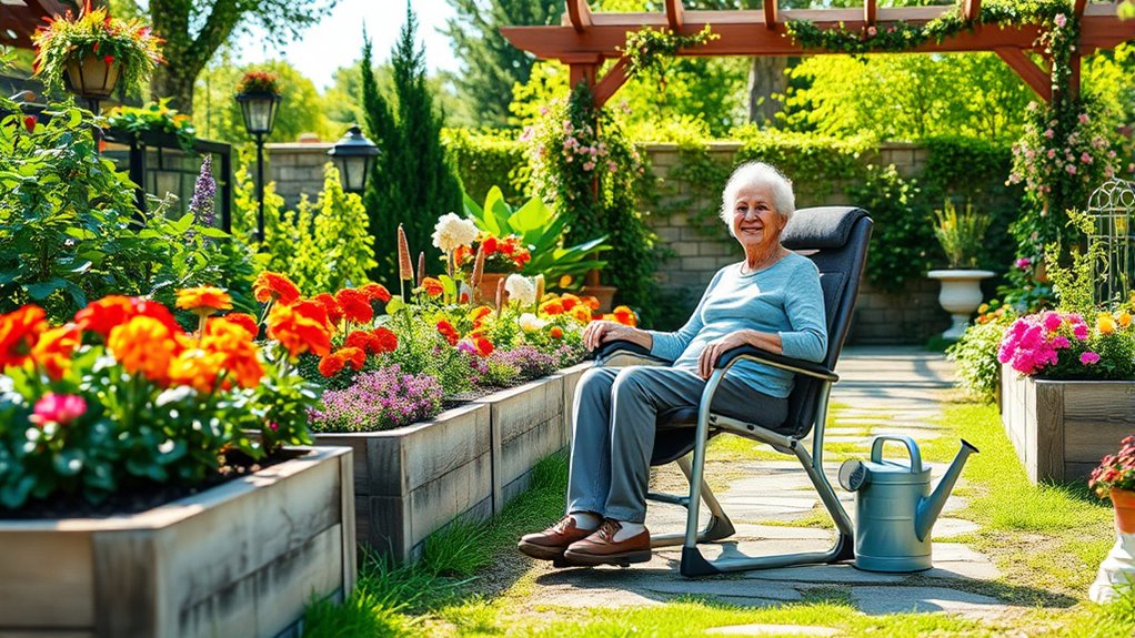 accessible comfortable garden design