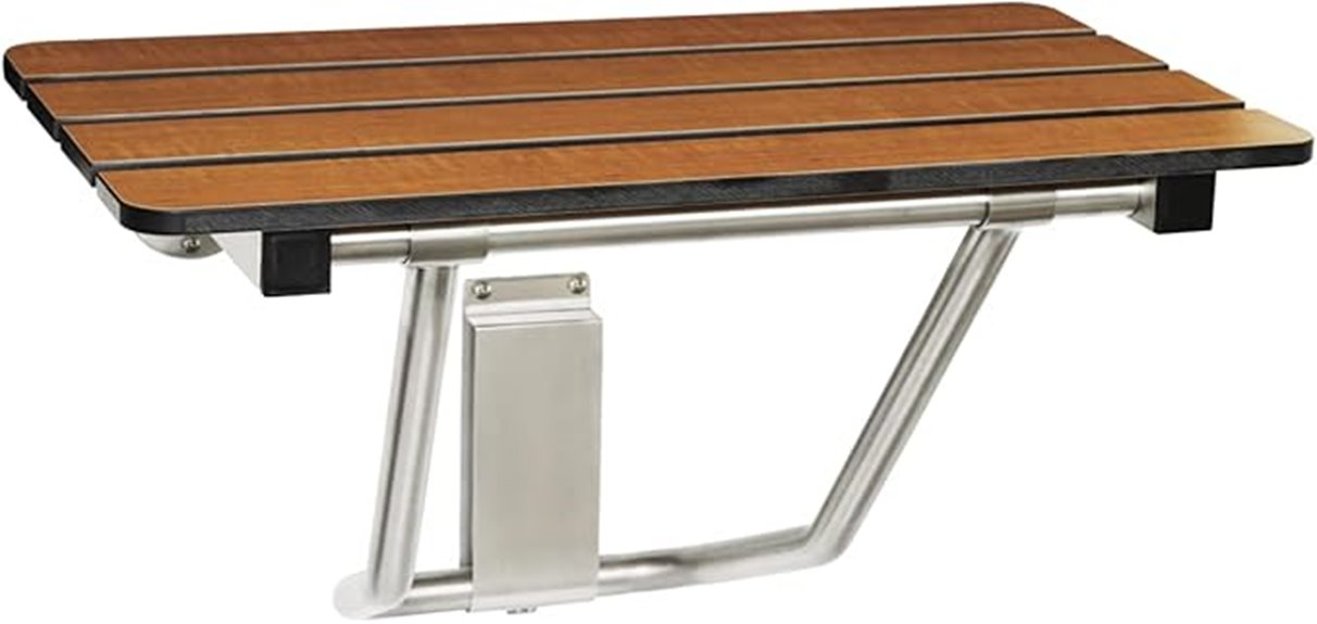ada folding shower seat