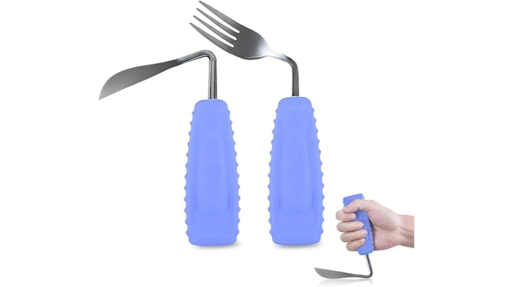 adaptive angled utensils for tremors