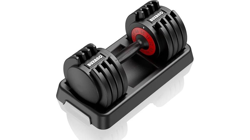 adjustable 55lb dumbbell