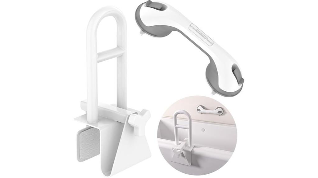 adjustable bathtub safety rail