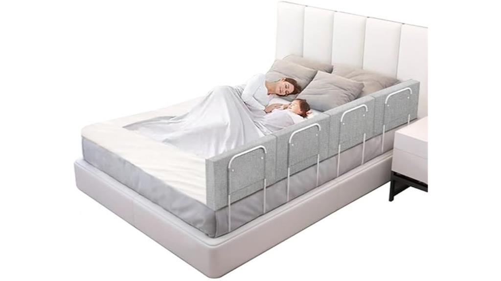 adjustable bed safety rails