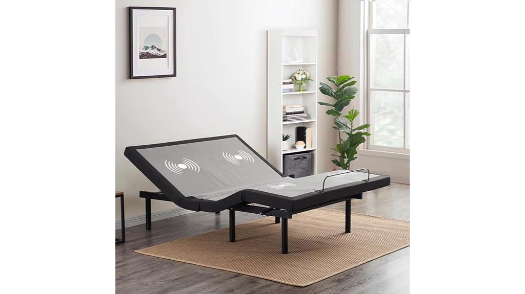 adjustable bed with massage