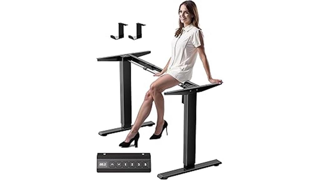adjustable black electric frame