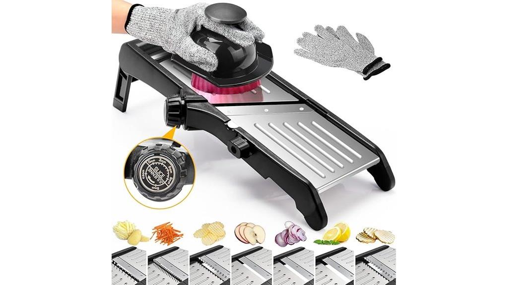 adjustable blade safety slicer