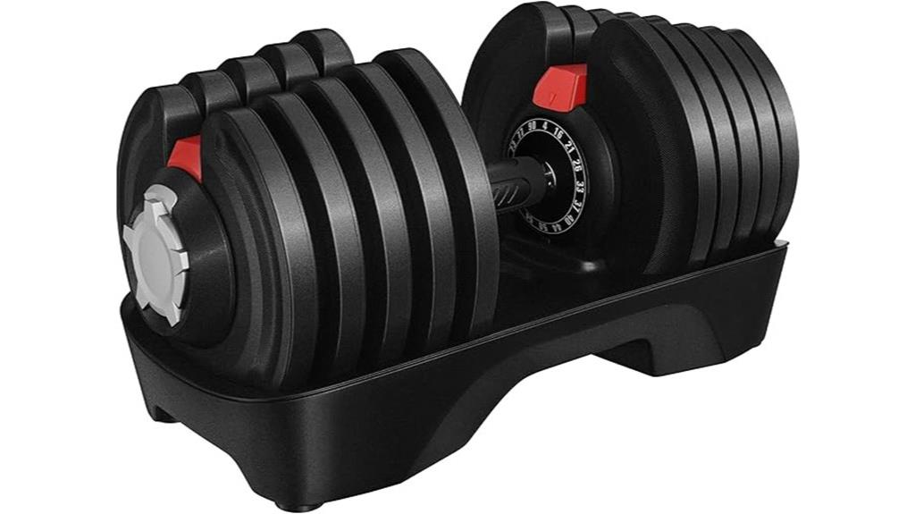 adjustable dumbbell weight options