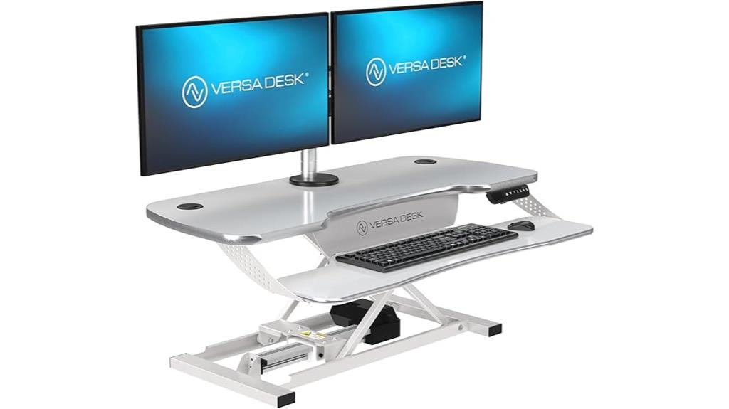 adjustable electric desk converter