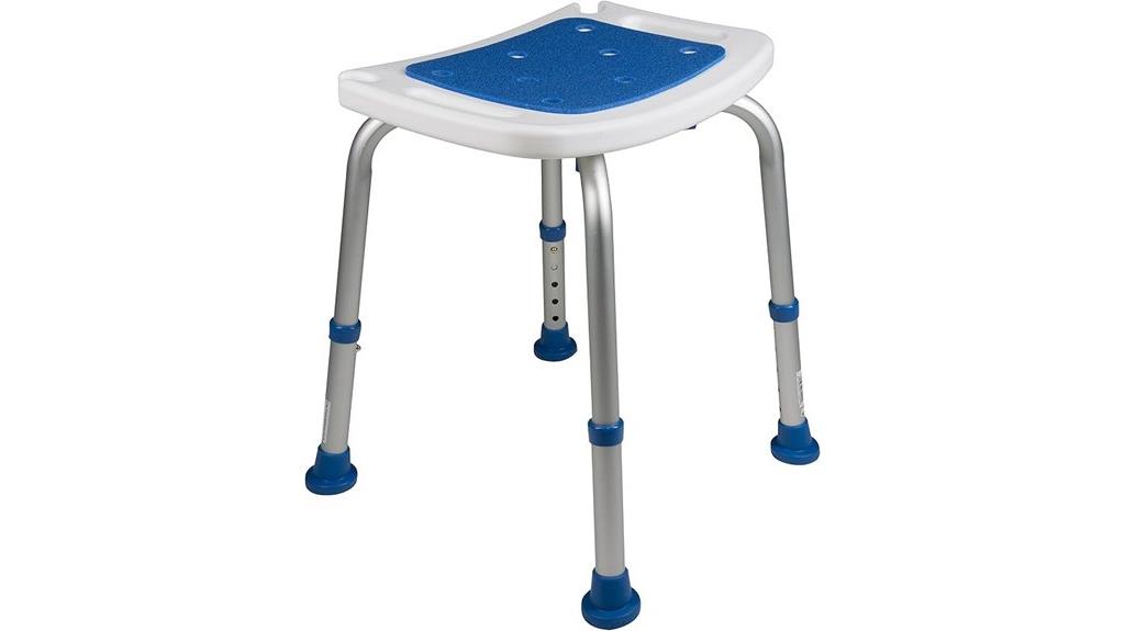 adjustable foam shower chair