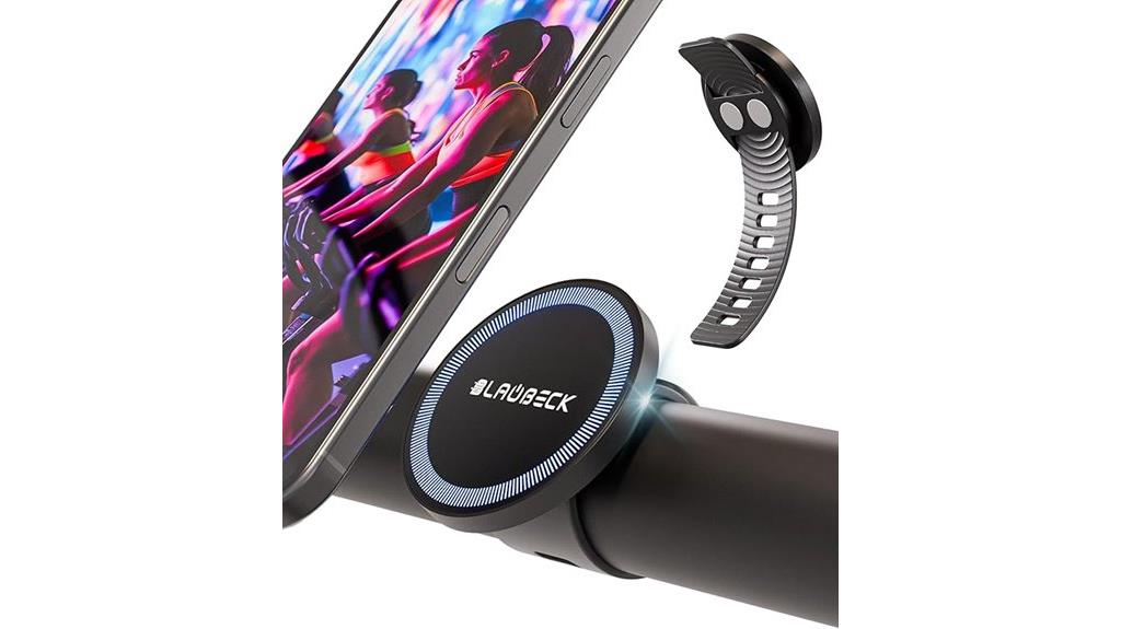 adjustable gym bike phone mount