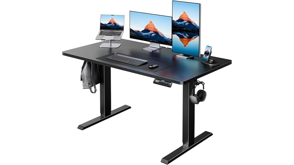 adjustable height electric desk