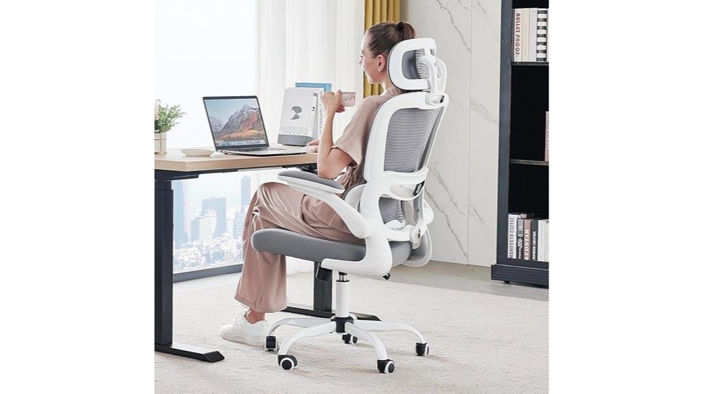 adjustable high back chair
