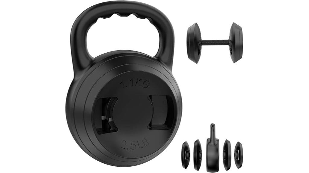 adjustable kettlebell weight range