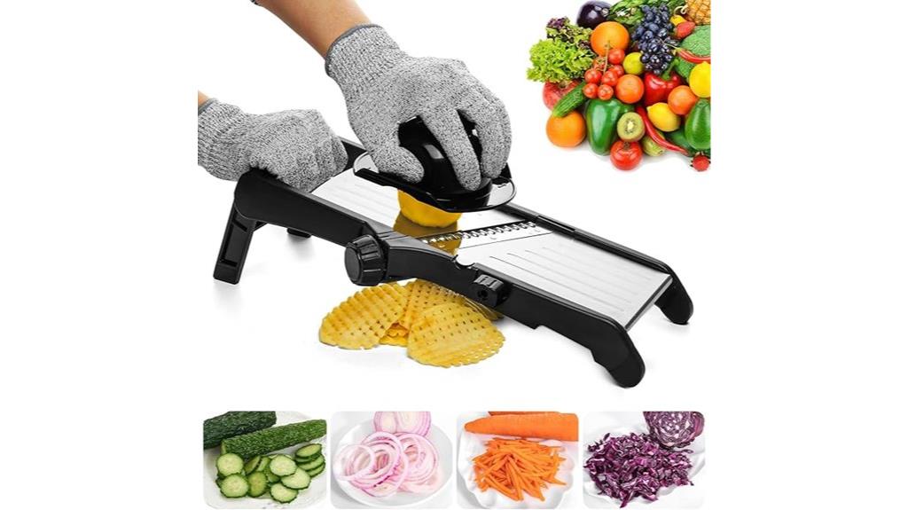 adjustable kitchen mandoline slicer