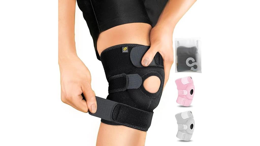 adjustable knee support brace