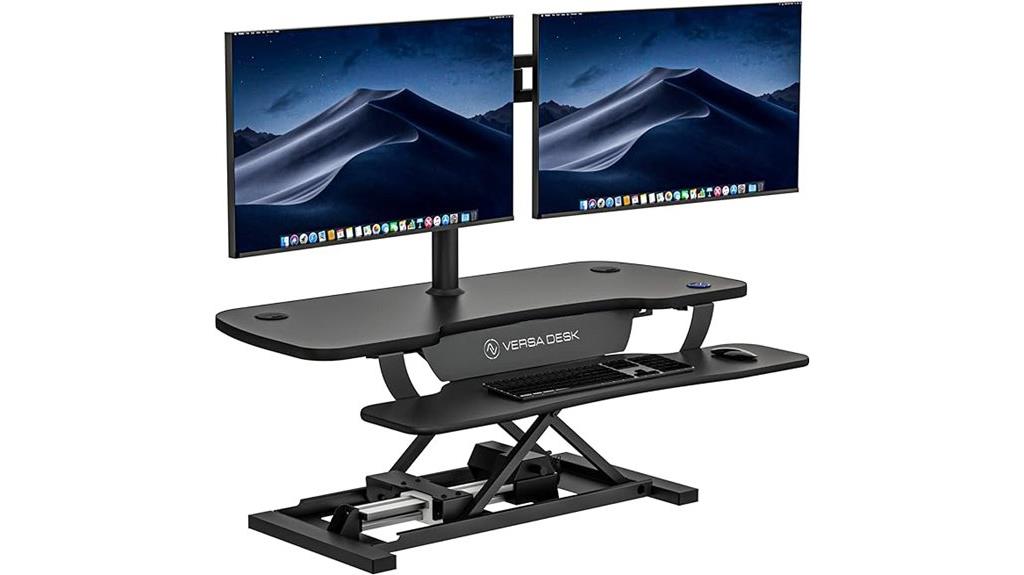 adjustable large standing desk