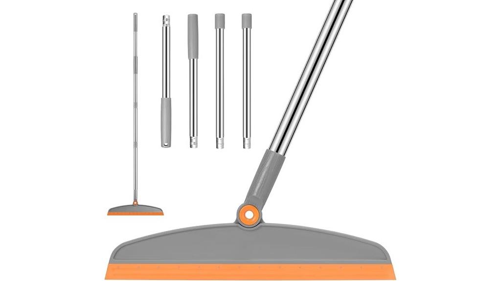adjustable long handle broom