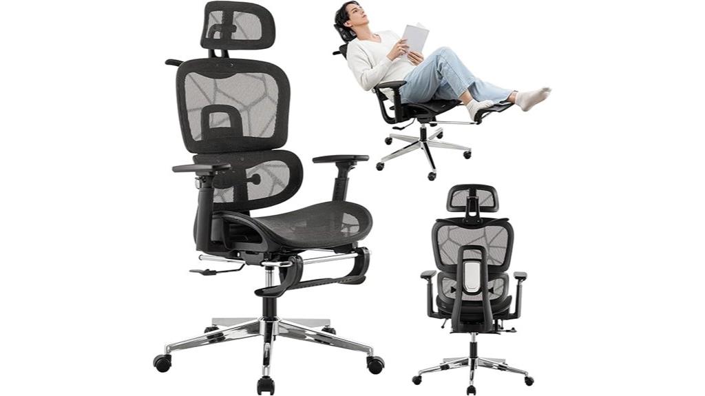 adjustable mesh office chair