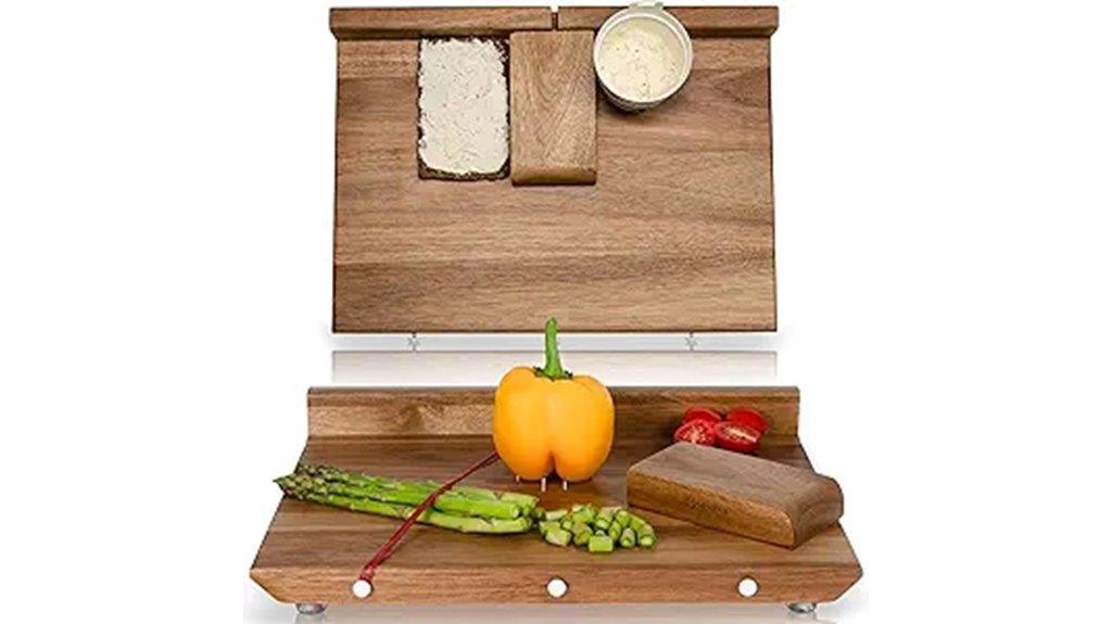 adjustable one handed cutting board