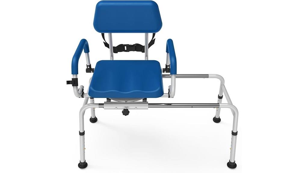 adjustable padded shower chair