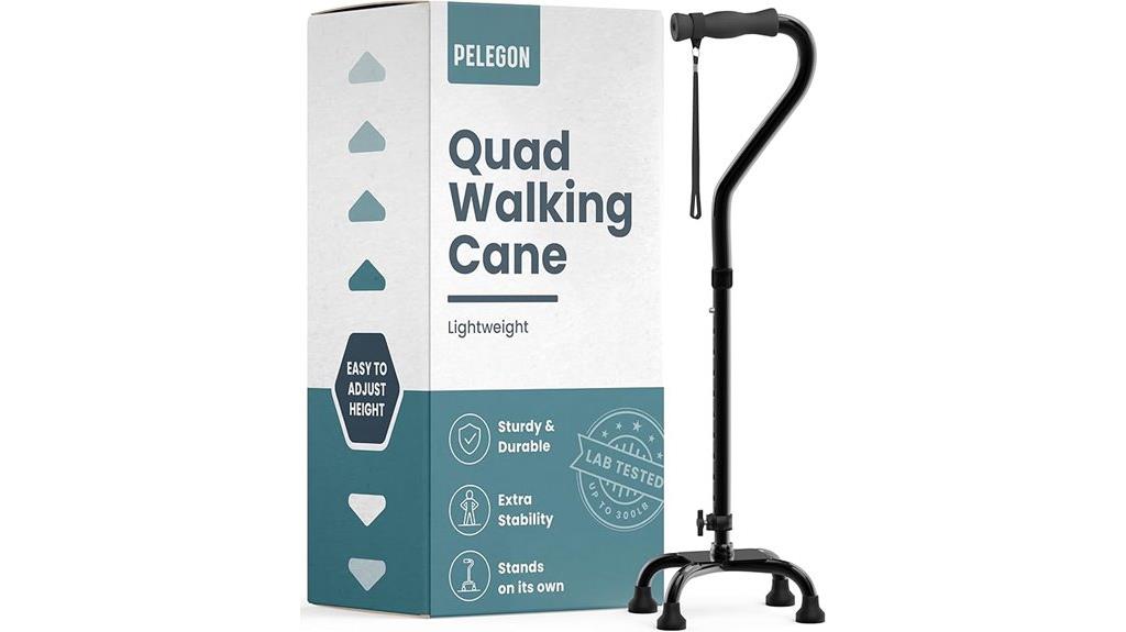 adjustable quad cane stability
