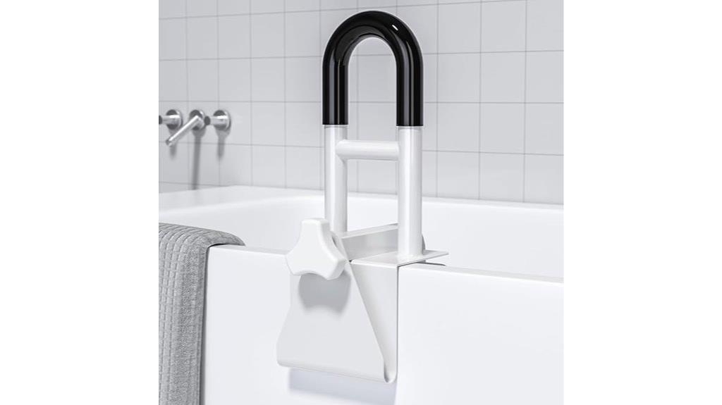 adjustable senior bathtub rail
