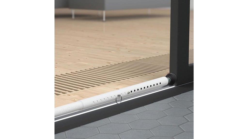 adjustable sliding door bar