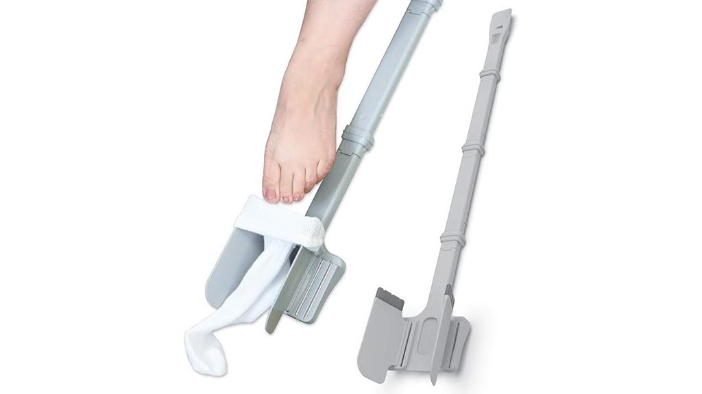 adjustable sock aid device
