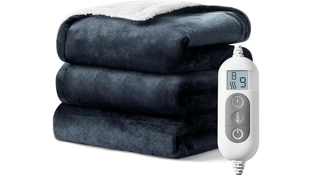 adjustable timer heated blanket
