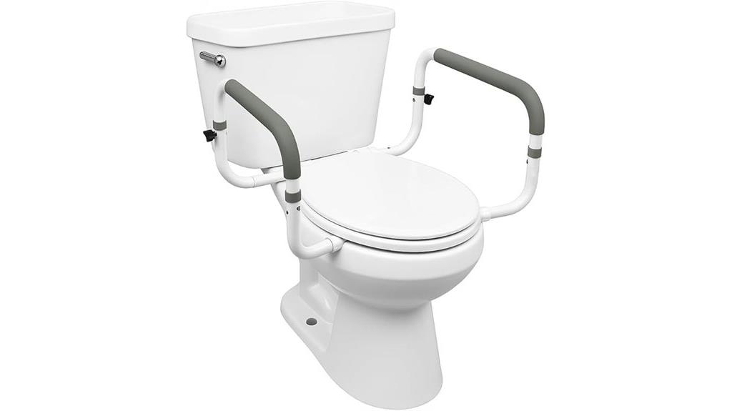 adjustable toilet safety frame