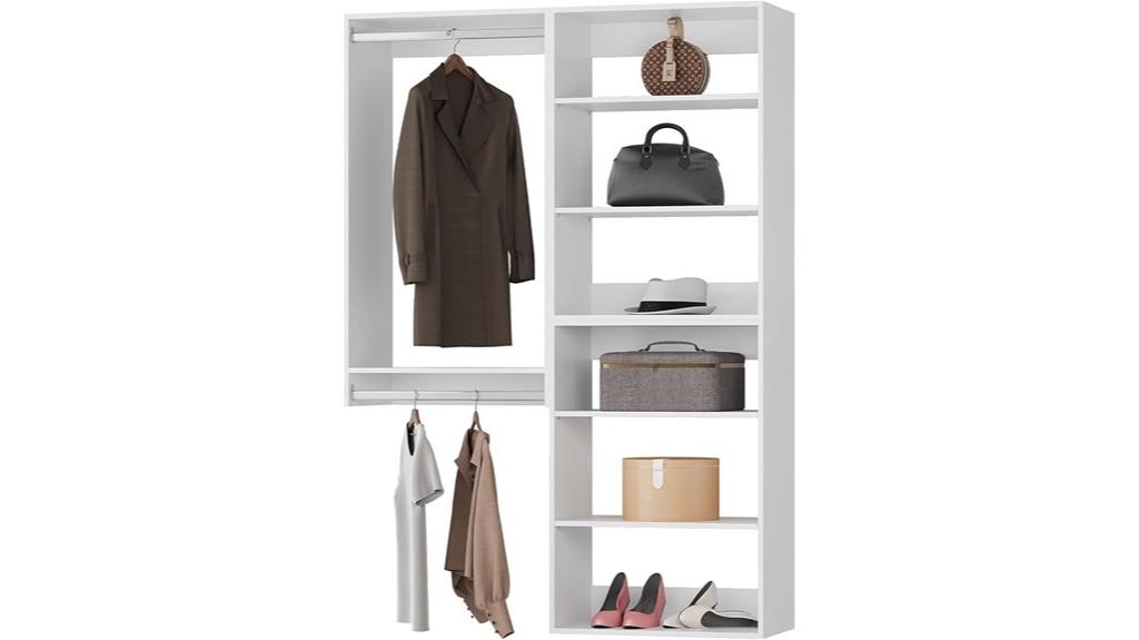 adjustable tower closet system