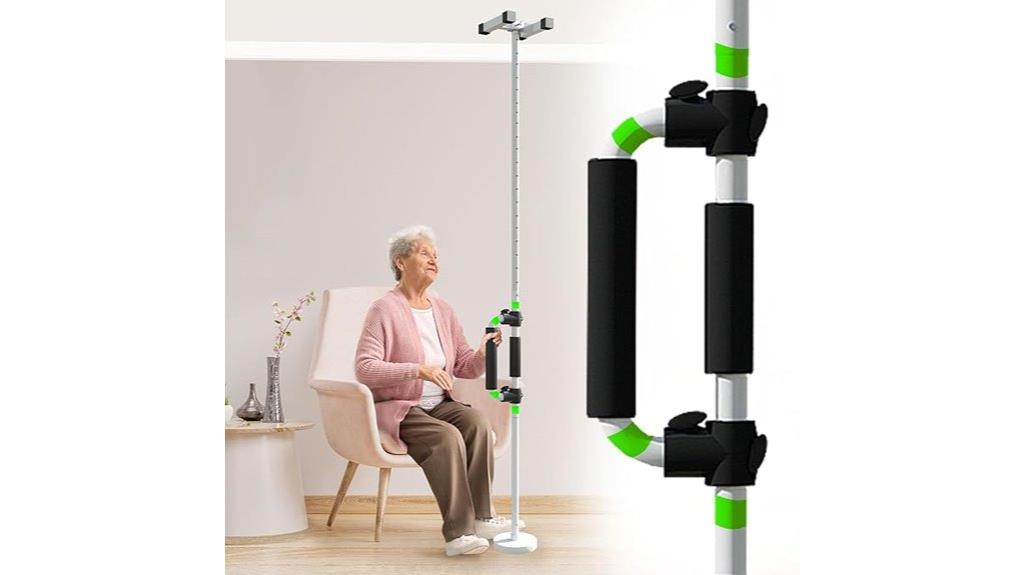 adjustable transfer pole stability