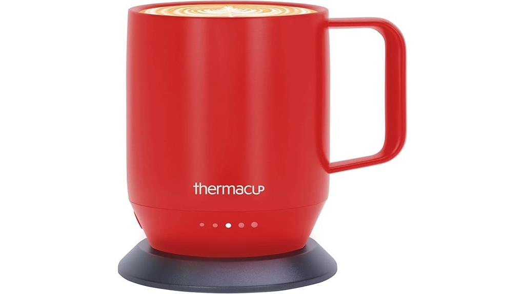 adjustable warm coffee mug
